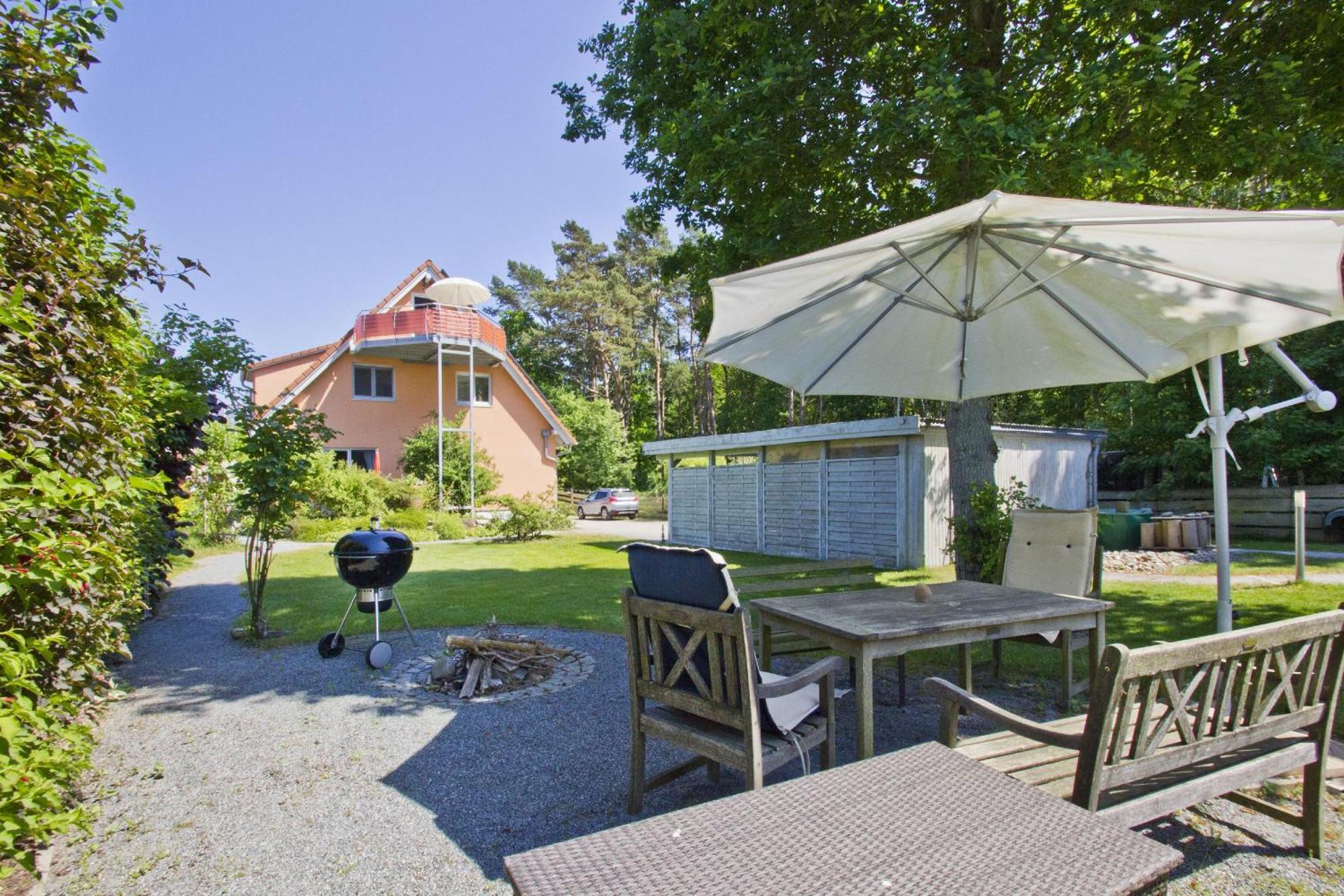 Fewo Am Wald Fewo 03 - Balkon, Gartennutzung, Sauna Glowe Eksteriør billede
