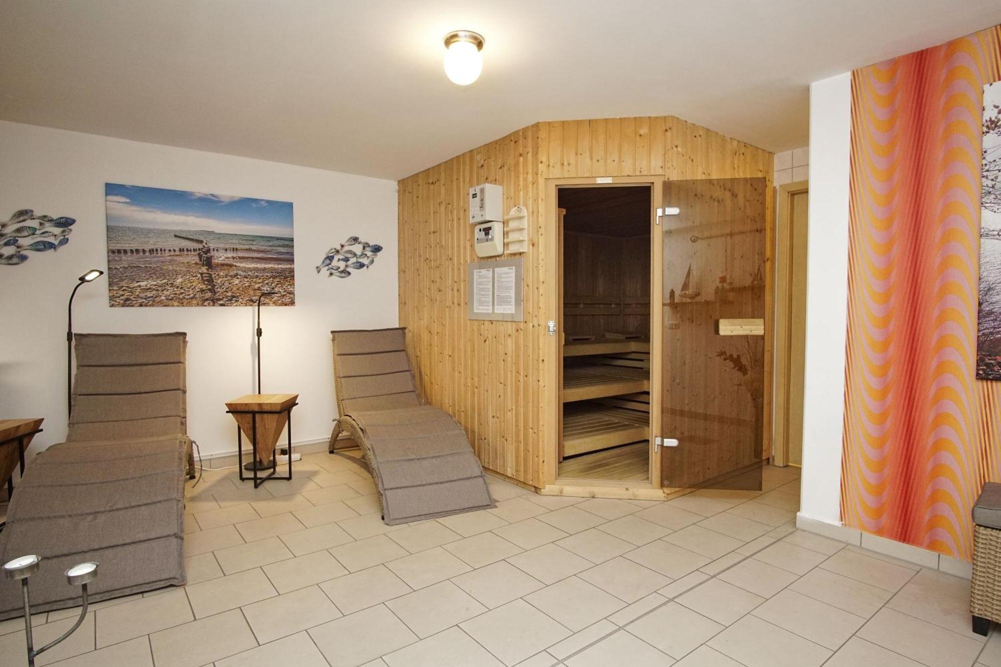 Fewo Am Wald Fewo 03 - Balkon, Gartennutzung, Sauna Glowe Eksteriør billede